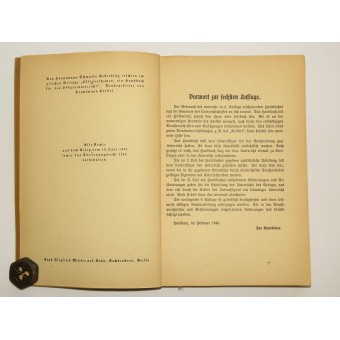 Unterofficers handboek 1940. Espenlaub militaria